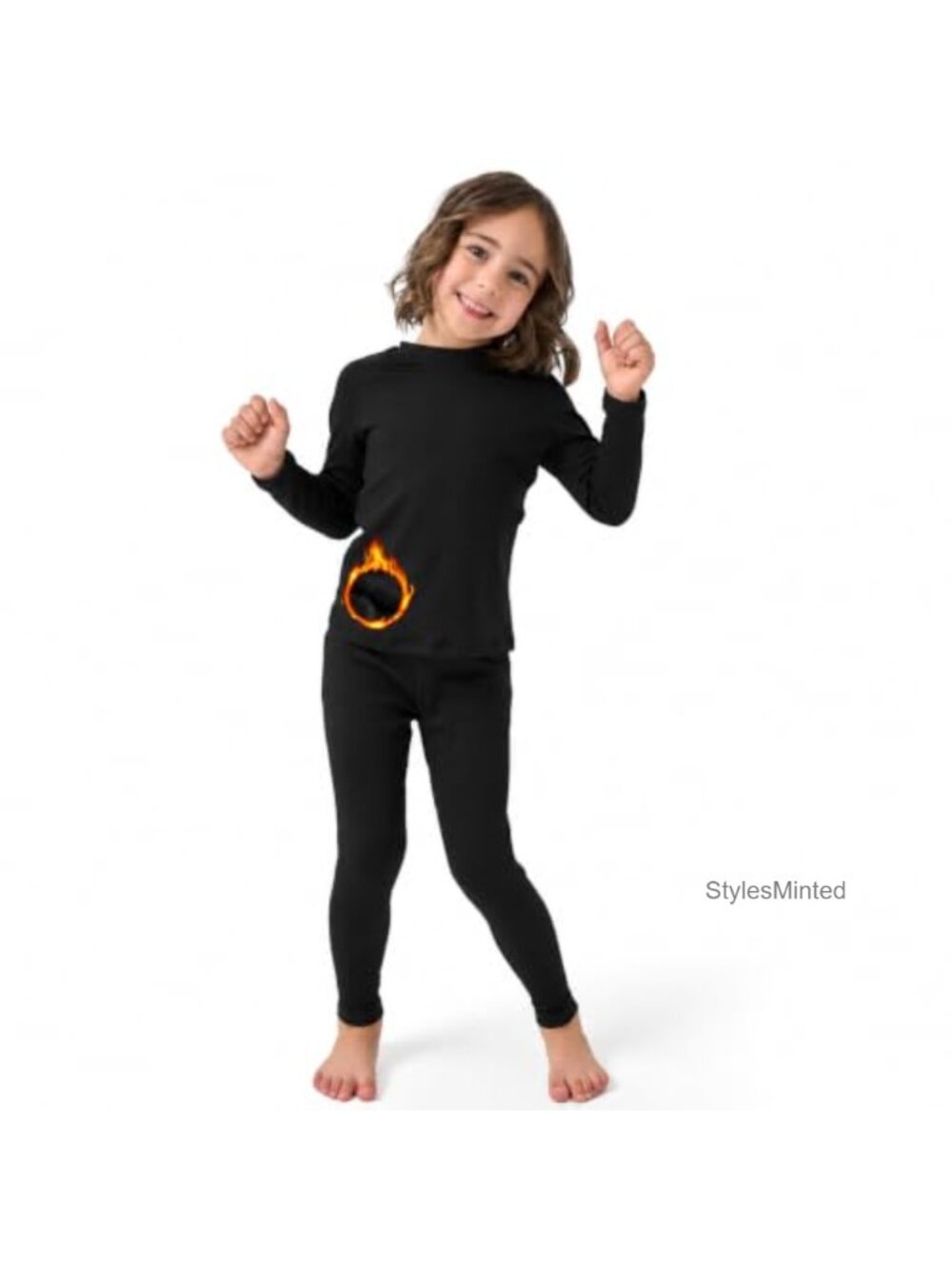 Toddler Thermal Underwear Set 2-Piece Long Sleeve Base Layer Kids